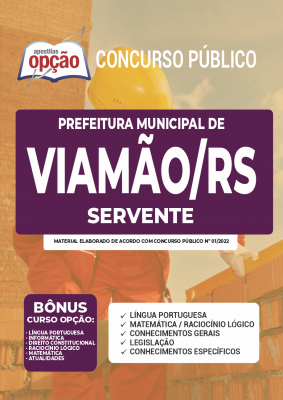 Apostila Prefeitura de Viamão - RS - Servente