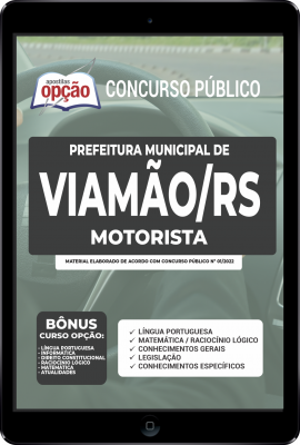 Apostila Prefeitura de Viamão - RS em PDF - Motorista