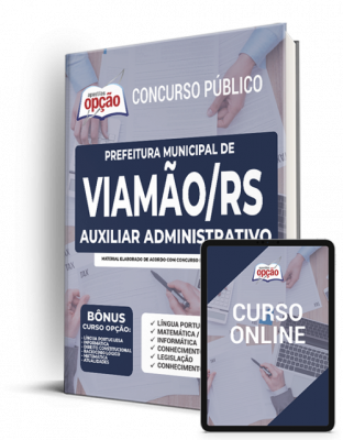 Apostila Prefeitura de Viamão - RS - Auxiliar Administrativo