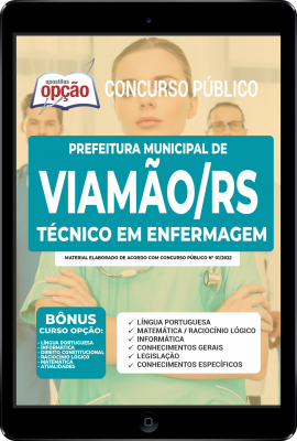 Apostila Prefeitura de Viamão - RS em PDF - Técnico em Enfermagem