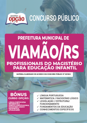 Apostila Prefeitura de Viamão - RS - Profissionais do Magistério para Educação Infantil