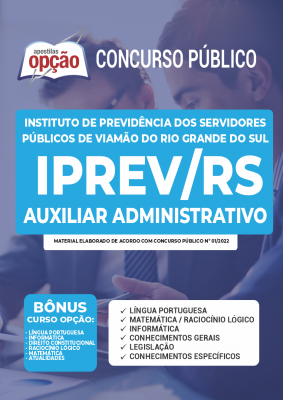Apostila IPREV-RS - Auxiliar Administrativo