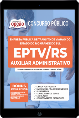 Apostila EPTV-RS em PDF - Auxiliar Administrativo