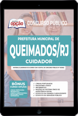 Apostila Prefeitura de Queimados - RJ em PDF - Cuidador