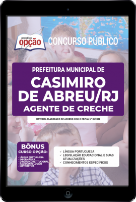 Apostila Prefeitura de Casimiro de Abreu - RJ em PDF - Agente de Creche