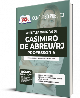 Apostila Prefeitura de Casimiro de Abreu - RJ - Professor A