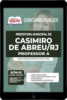 Apostila Prefeitura de Casimiro de Abreu - RJ em PDF - Professor A