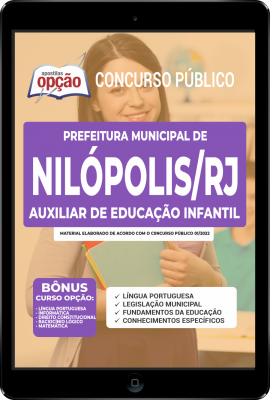 Apostila Prefeitura de Nilópolis - RJ em PDF - Auxiliar de Educação Infantil