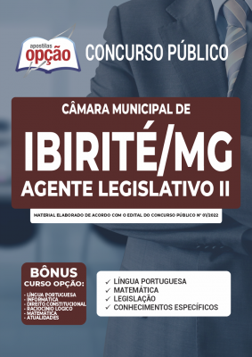 Apostila Câmara de Ibirité - MG - Agente Legislativo II