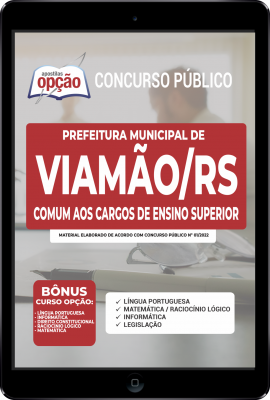 Apostila Prefeitura de Viamão - RS em PDF - Comum aos Cargos de Ensino Superior