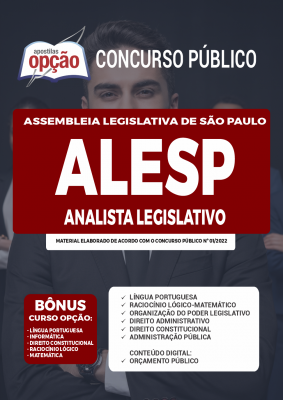 Apostila ALESP - Analista Legislativo