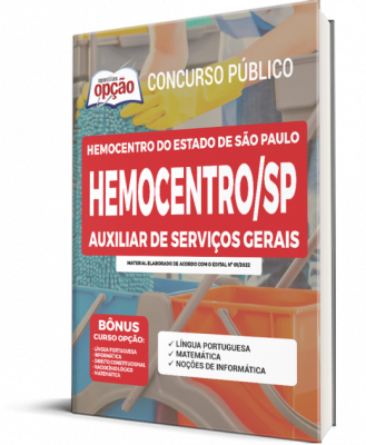 Apostila HEMOCENTRO-SP - Auxiliar de Serviços Gerais