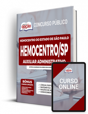 Apostila HEMOCENTRO-SP - Auxiliar Administrativo