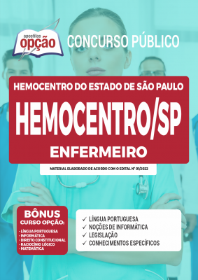 Apostila HEMOCENTRO-SP - Enfermeiro