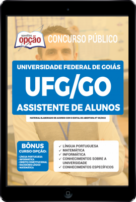Apostila UFG em PDF - Assistente de Aluno