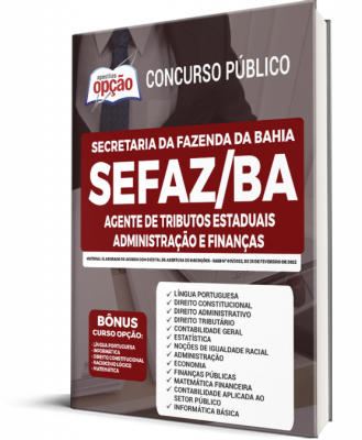 Apostila SEFAZ-BA - Agente de Tributos Estaduais - Administração e Finanças