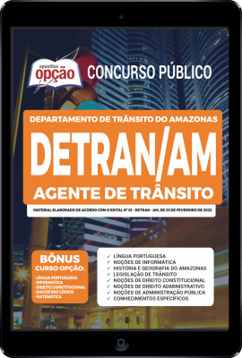 Apostila DETRAN-AM PDF - Agente de Trânsito 2022