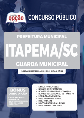 Apostila Prefeitura de Itapema - SC - Guarda Municipal