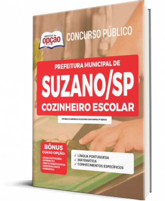 Apostila Prefeitura de Suzano - SP - Cozinheiro Escolar