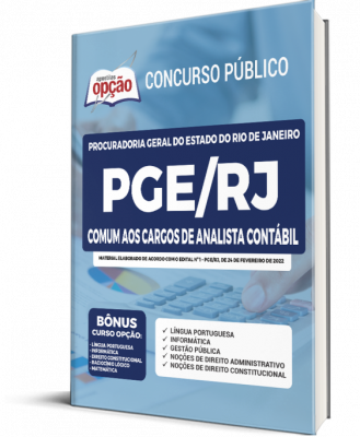 Apostila PGE-RJ - Comum a Todos os Cargos: Analista Contábil; Analista de Sistemas e Métodos; Analista Processual e Técnico Processual