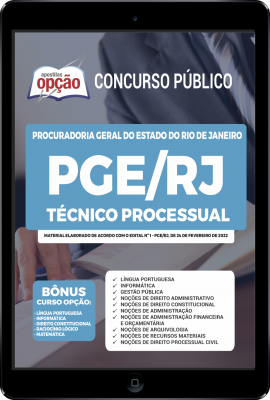 Apostila PGE-RJ em PDF - Técnico Processual