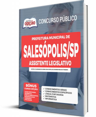 Apostila Prefeitura de Salesópolis - SP - Assistente Legislativo