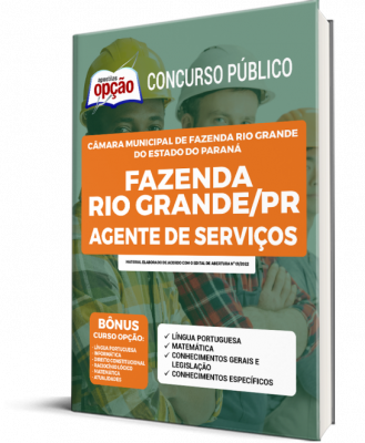 Apostila Câmara de Fazenda Rio Grande - PR - Agente de Serviços