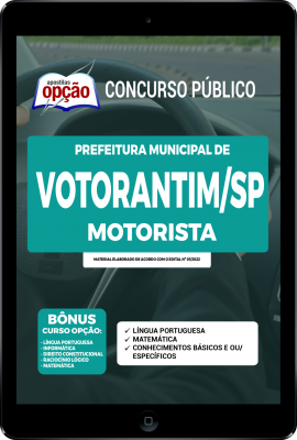 Apostila Prefeitura de Votorantim - SP em PDF - Motorista