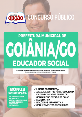 Apostila Prefeitura de Goiânia - GO - Educador Social