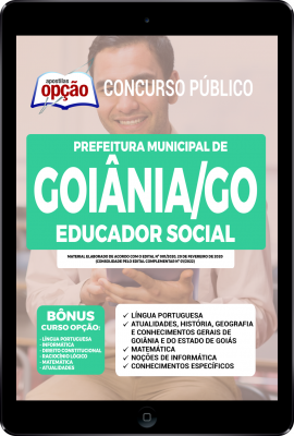 Apostila Prefeitura de Goiânia - GO em PDF - Educador Social