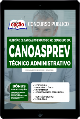 Apostila CANOASPREV-RS em PDF - Técnico Administrativo