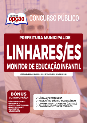 Apostila Prefeitura de Linhares - ES - Monitor de Educação Infantil