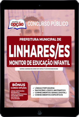 Apostila Prefeitura de Linhares - ES em PDF - Monitor de Educação Infantil