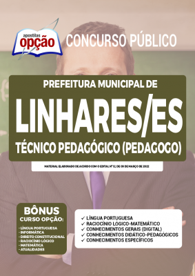 Apostila Prefeitura de Linhares - ES - Técnico Pedagógico (Pedagogo)