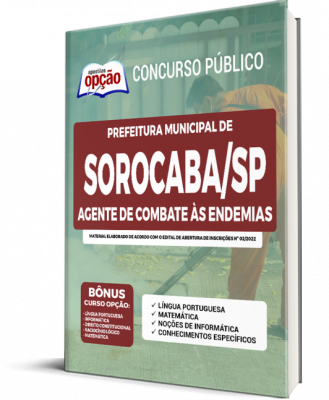 Apostila Prefeitura de Sorocaba - SP - Agente de Combate às Endemias