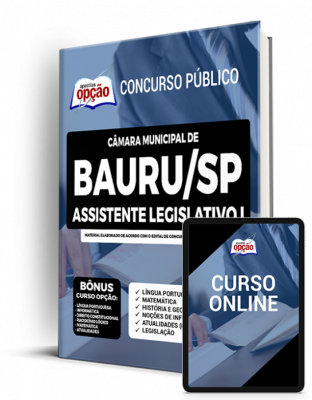 Apostila Câmara de Bauru - SP - Assistente Legislativo I