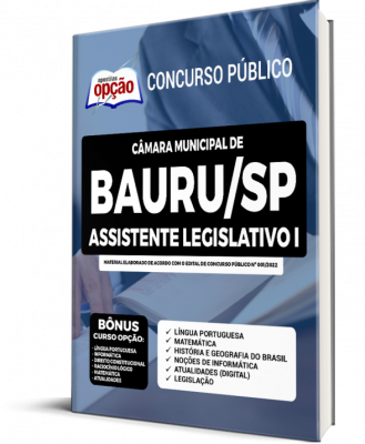 Apostila Câmara de Bauru - SP - Assistente Legislativo I
