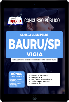 Apostila Câmara de Bauru - SP em PDF - Vigia
