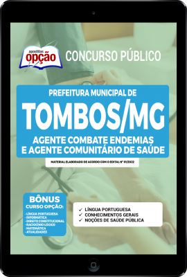 Apostila Prefeitura de Tombos - MG em PDF - Agente Combate Endemias e Agente Comunitário de Saúde