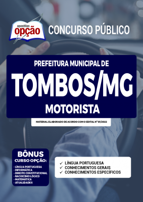 Apostila Prefeitura de Tombos - MG - Motorista