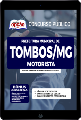 Apostila Prefeitura de Tombos - MG em PDF - Motorista