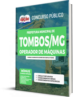 Apostila Prefeitura de Tombos - MG - Operador de Máquinas