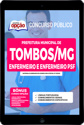 Apostila Prefeitura de Tombos - MG em PDF - Enfermeiro e Enfermeiro PSF