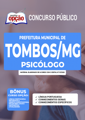 Apostila Prefeitura de Tombos - MG - Psicólogo