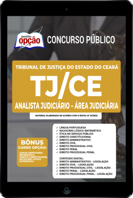 Apostila TJ-CE em PDF - Analista Judiciário - Área Judiciária