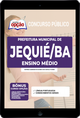 Apostila Prefeitura de Jequié - BA em PDF - Ensino Médio