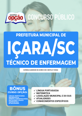 Apostila Prefeitura de Içara - SC - Técnico de Enfermagem