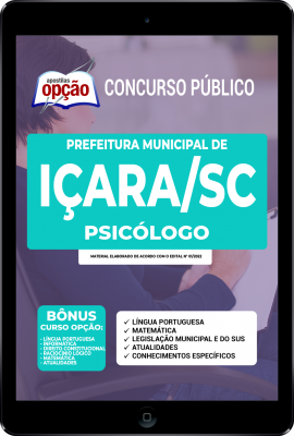 Apostila Prefeitura de Içara - SC em PDF - Psicólogo