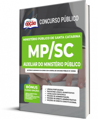 Apostila MP-SC - Auxiliar do Ministério Público