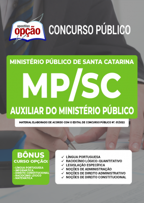 Apostila MP-SC - Auxiliar do Ministério Público